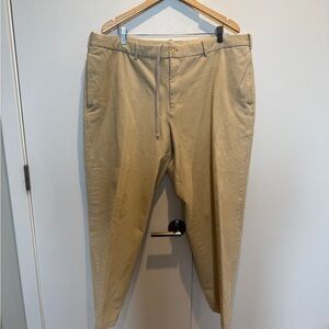 Uniqlo Men's Tan cream Corduroy ankle Pants